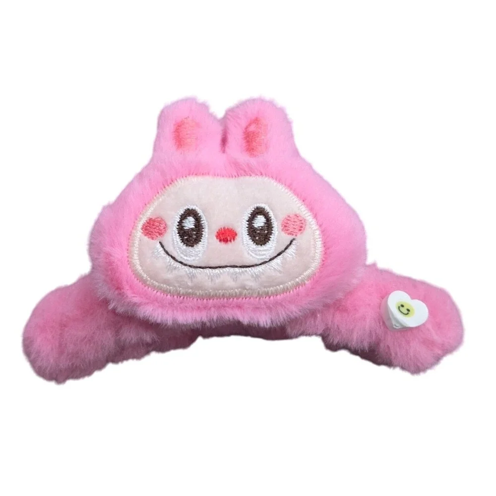 Labubu Style Fuzzy Hair Claw Clip Cute‎ Kawaii Aesthetic Hair Accessory Gift